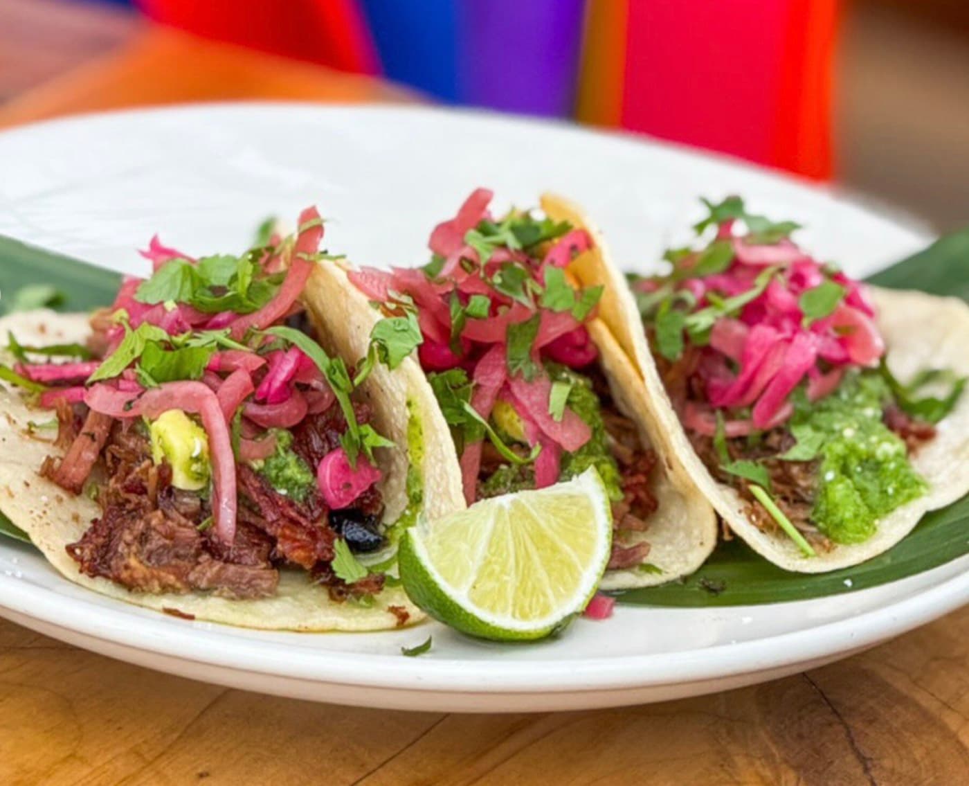 Tacos de suadero served in Mexico City