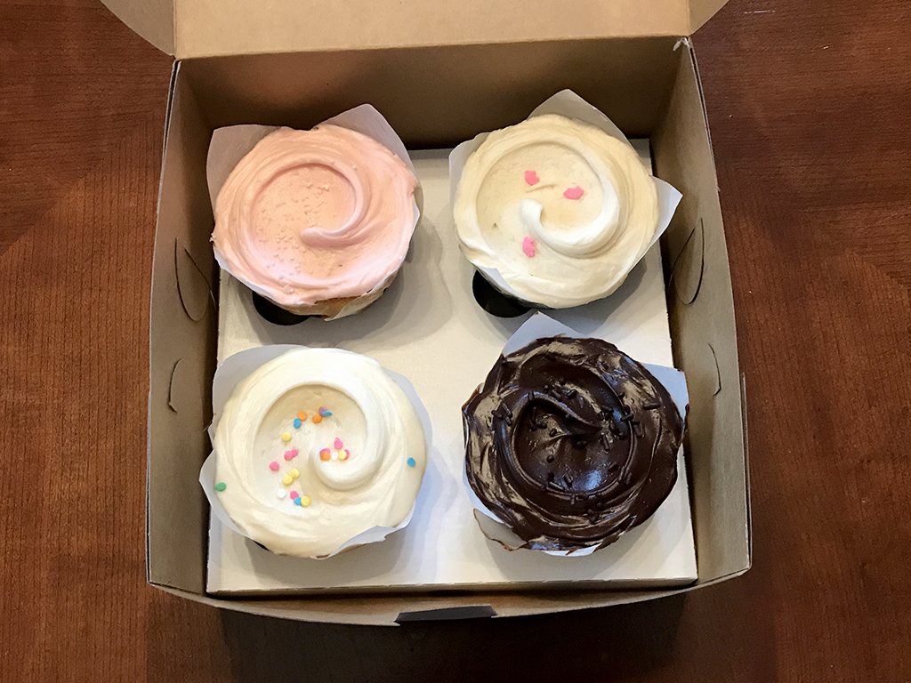 Cupcakes from Baked & Wired bakery in Washington, D.C.