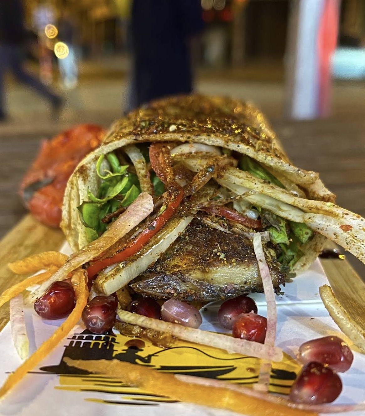 Balik durum fish wrap from Galata Balik Durum in Istanbul